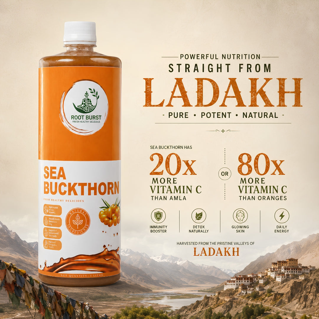 Sea Buckthorn Glow Elixir – Vitamin C Rich Skin & Hair Booster