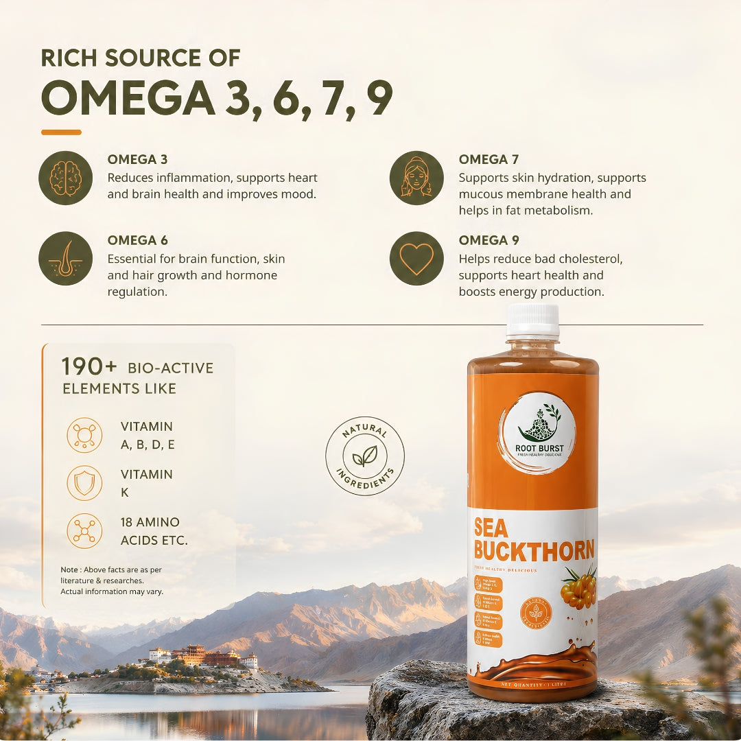 Sea Buckthorn Glow Elixir – Vitamin C Rich Skin & Hair Booster