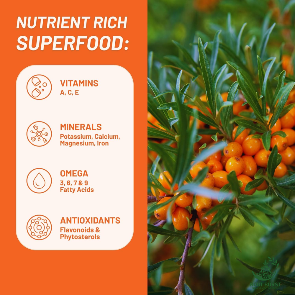 Sea Buckthorn Glow Elixir – Vitamin C Rich Skin & Hair Booster