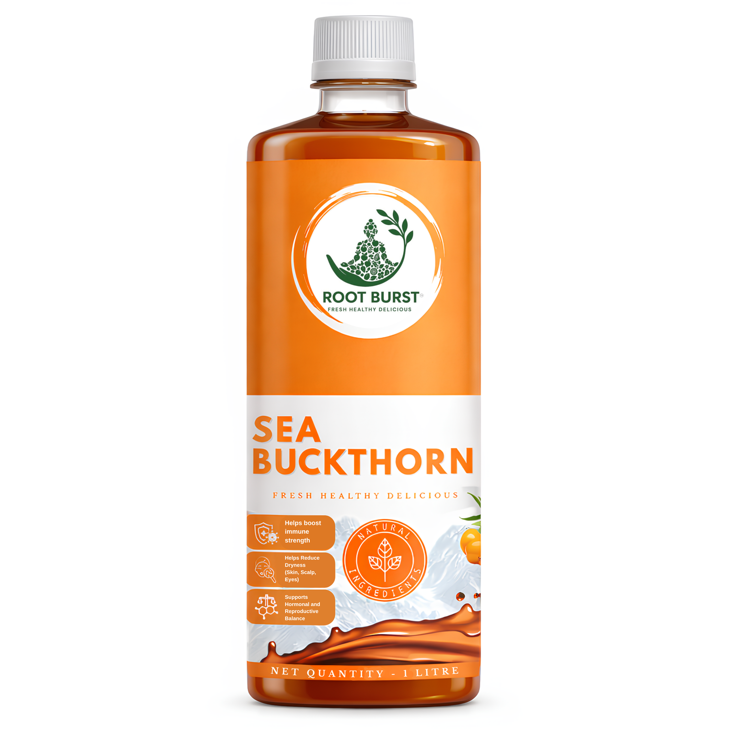 Sea Buckthorn Glow Elixir – Vitamin C Rich Skin & Hair Booster